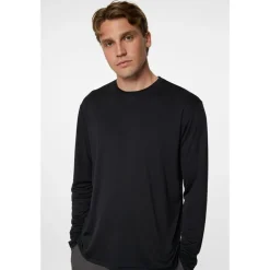 Ade T-shirt LS Black