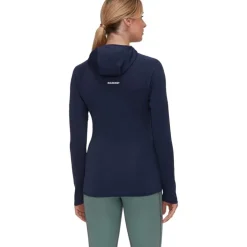 Aenergy Light ML Hooded Jacket Women Marine
