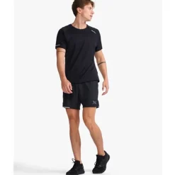 Aero Tee Black/Silver Reflective