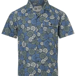 AirExchange UPF 40 Camp Novelty SS Shirt Thunderhead Multi Fossil