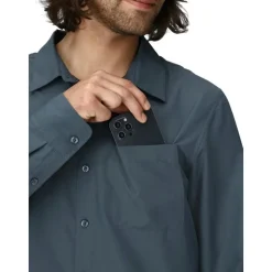 AirExchange UPF 40 LS Shirt Thunderhead