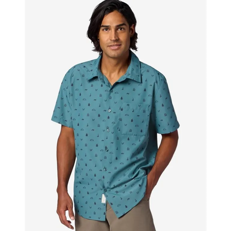 AirExchange UPF 40 SS Shirt Seafloor Camping Trip