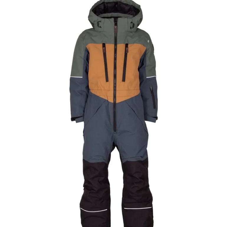 Alpine Winter Overall Green/Blue