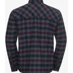 Baja Flannel Shirt M Check Dark Navy
