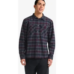 Baja Flannel Shirt M Check Dark Navy