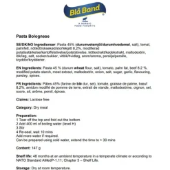 Blåband Expedition Meal. Pasta Bolognese