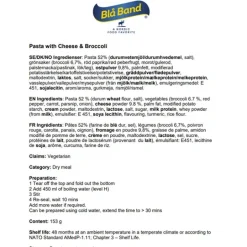 Blåband Expedition Meal. Pasta med ost o