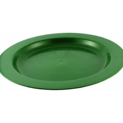 Campingtallrik, flat Green
