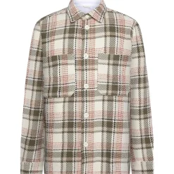 Checked Overshirt Creme Check