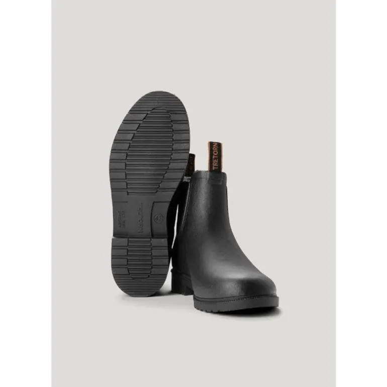 Chelsea Classic Wool Rubber Boots Black