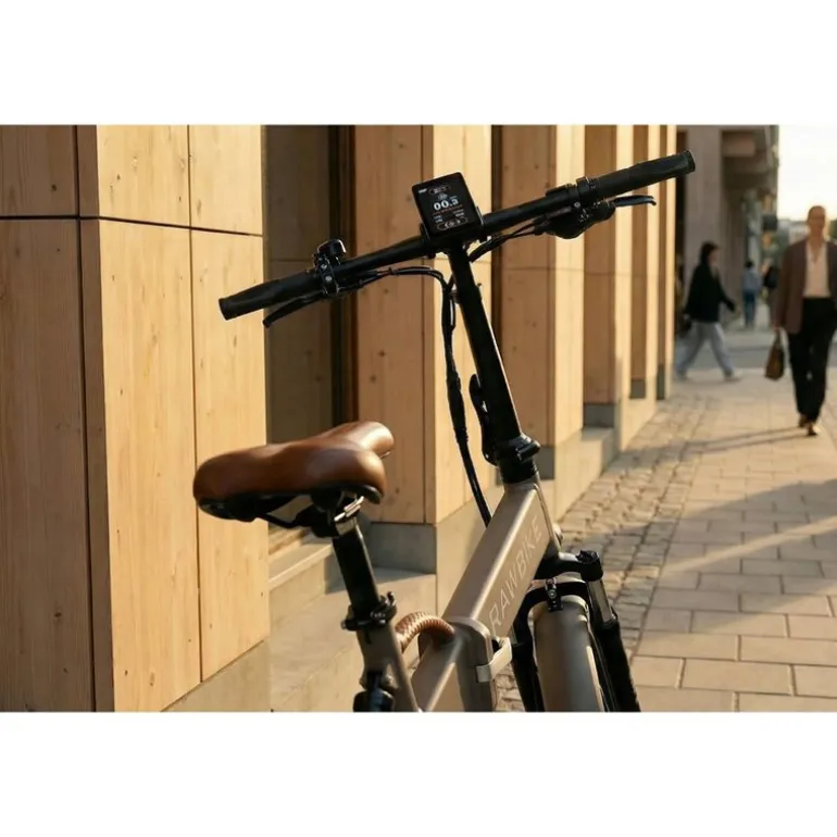 City Elcykel Jet Black
