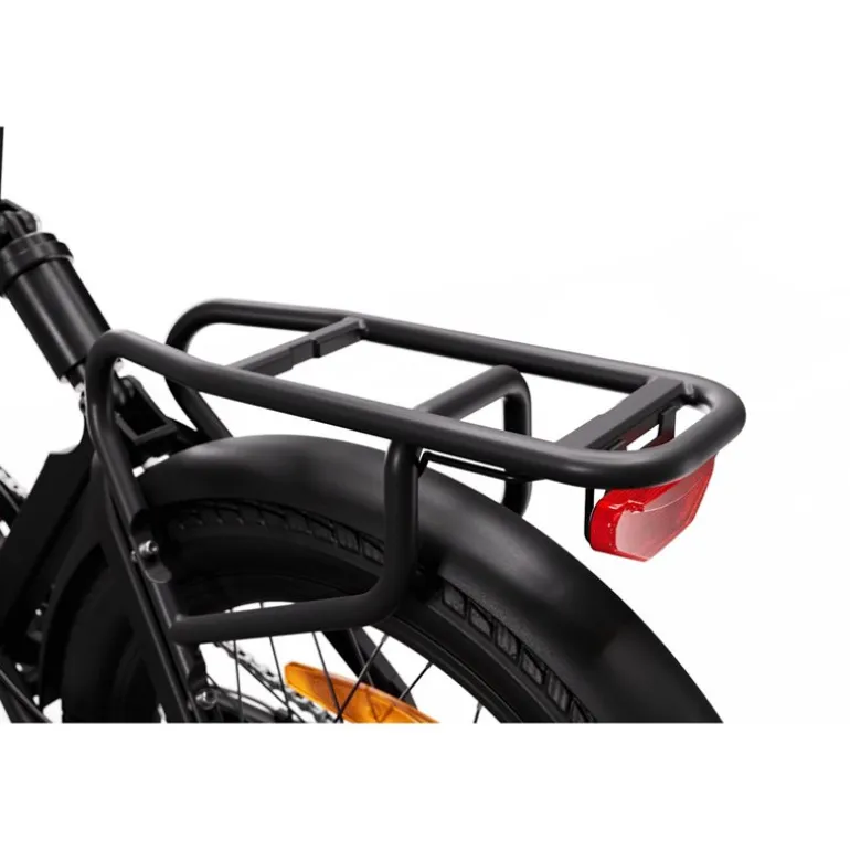 City Elcykel Jet Black