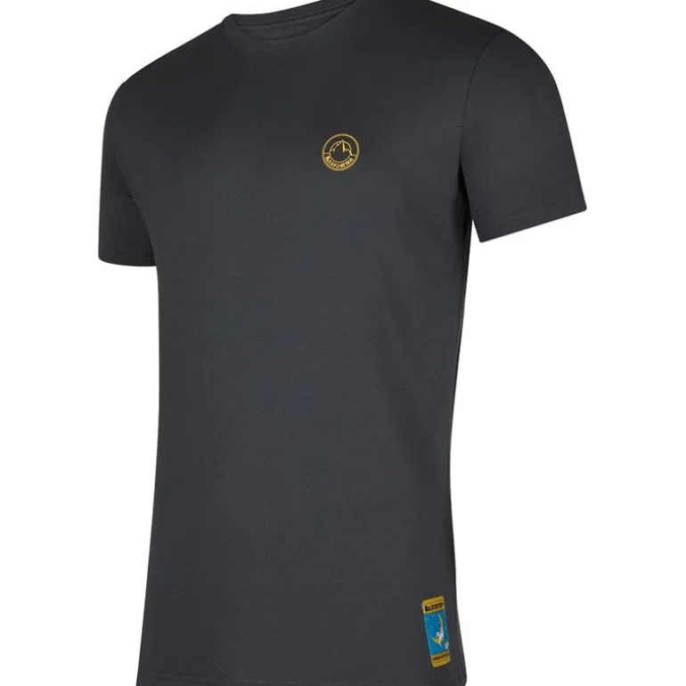 Climbing on the Moon T-Shirt M Carbon/Giallo
