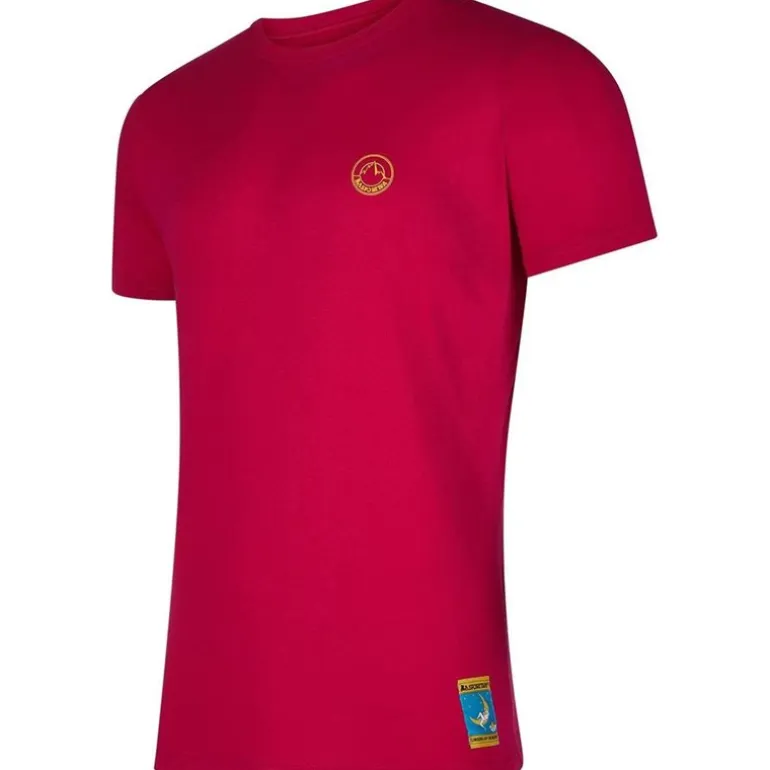 Climbing on the Moon T-Shirt M Fucsia/Giallo