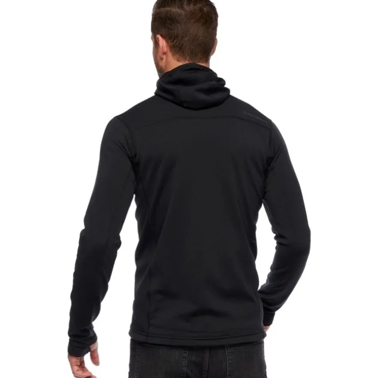 Coefficient Fleece Hoody Men Black