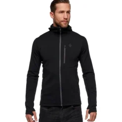 Coefficient Fleece Hoody Men Black