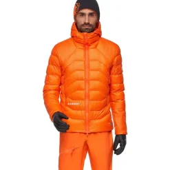 Eiger Nordwand Light Down IN Hooded Jack Eiger Orange