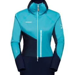 Eiger Speed ML Hybrid Half Zip Hoodie Wo Sky/Night