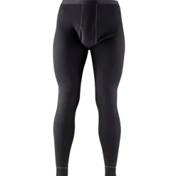 Expedition Man Long Johns W/Fly Black
