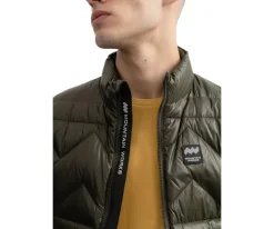 Featherlight Down Vest Men Military