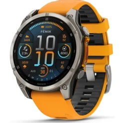 fenix 8 47mm.AMOLED.Saphire Silver/Orange