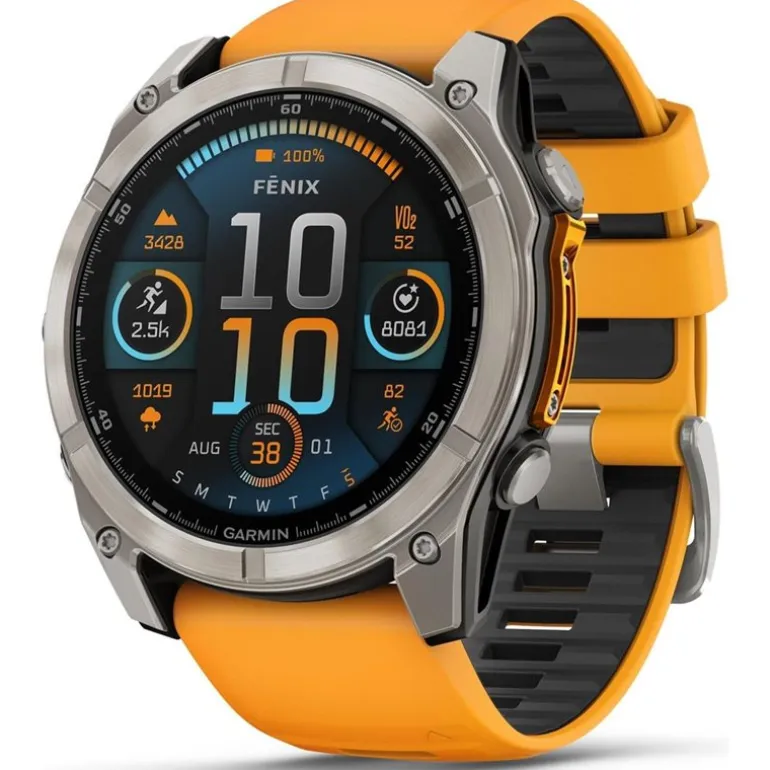 fenix 8 51mm.AMOLED.Saphire Silver/Orange