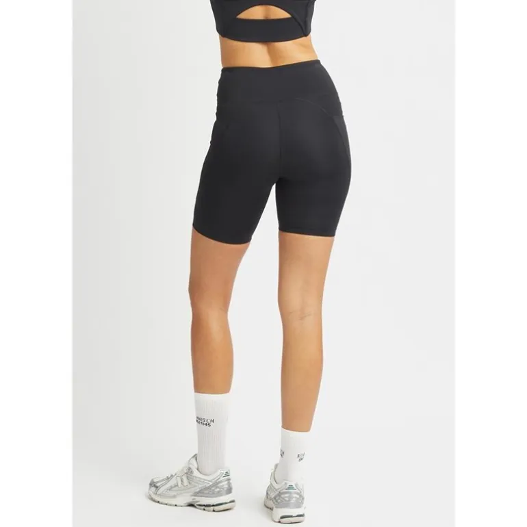 Flattering High Waist Bike Tights Black