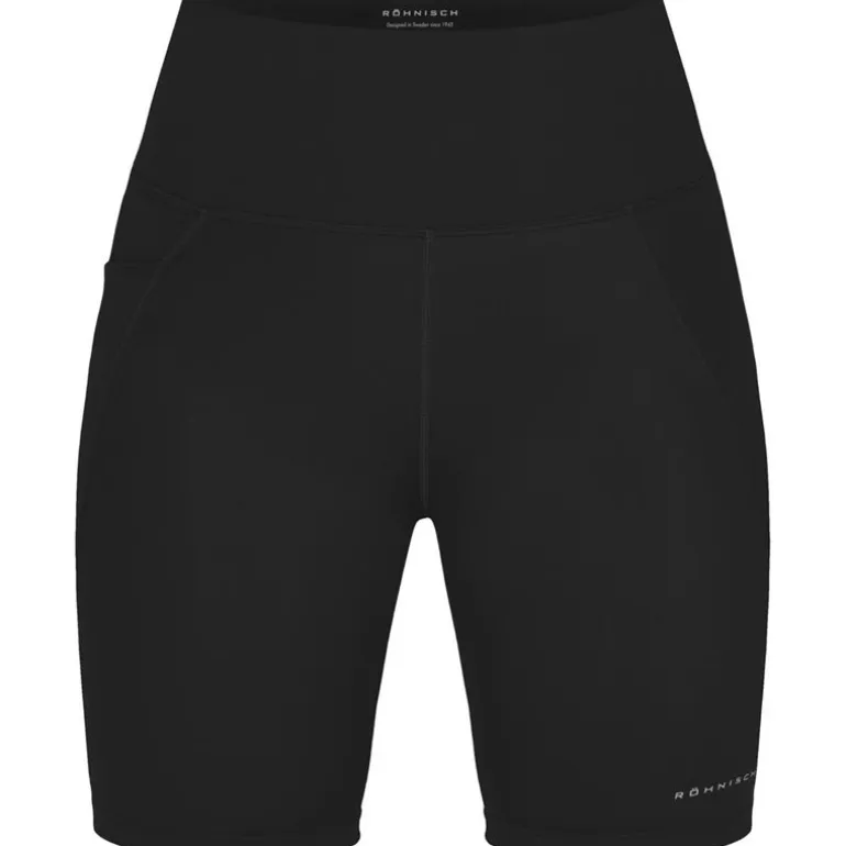 Flattering High Waist Bike Tights Black
