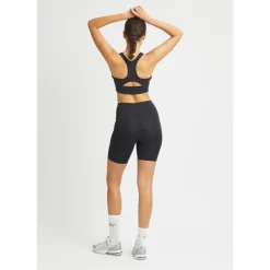 Flattering High Waist Bike Tights Black