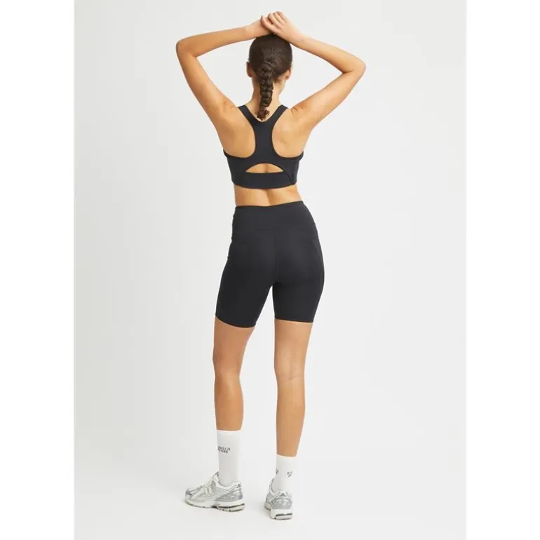Flattering High Waist Bike Tights Black