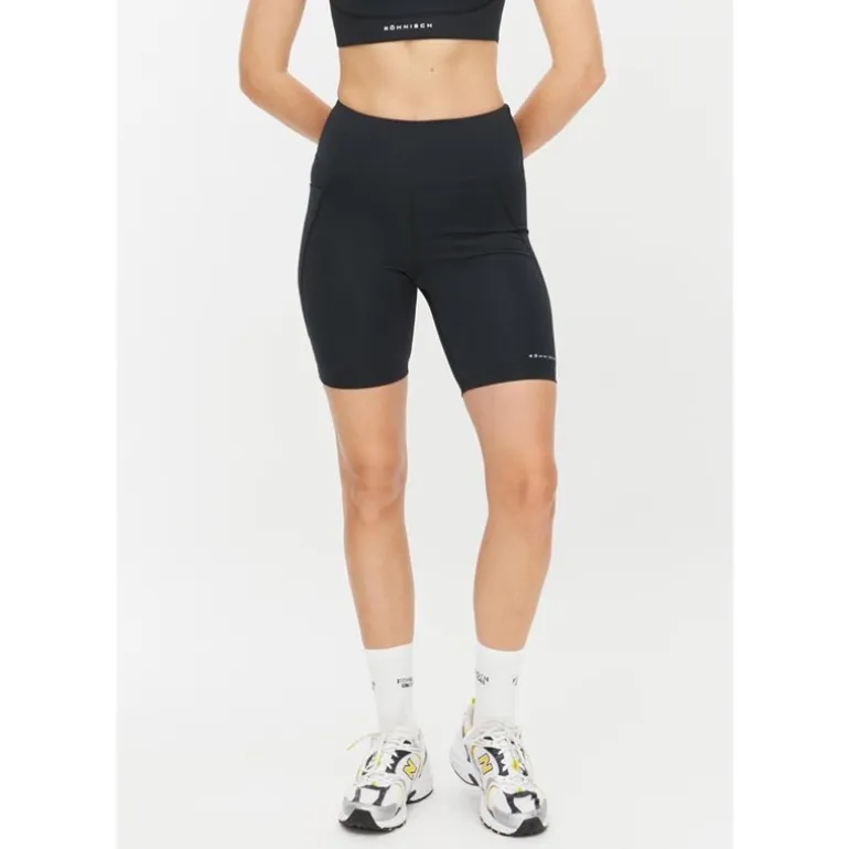 Flattering High Waist Bike Tights Black