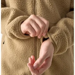 Funäs Pile Hood Women Oak Brown