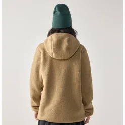 Funäs Pile Hood Women Oak Brown