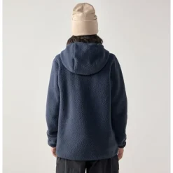 Funäs Pile Hood Women Tarn Blue