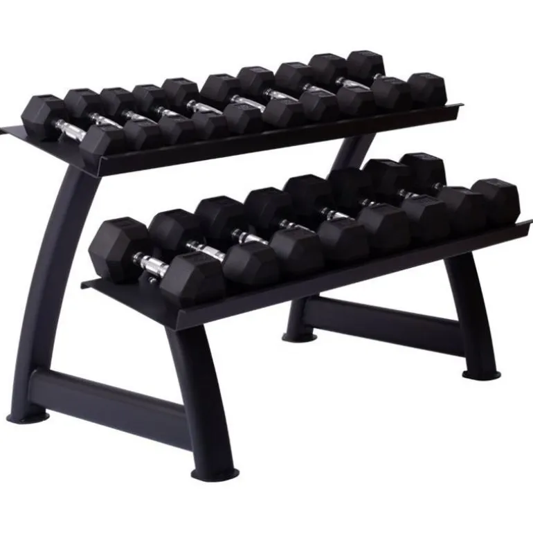 Hantelställ Hex B 2-plan, Black