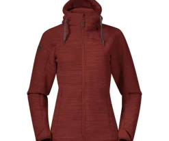 Hareid Fleece Jacket Women Chianti Red