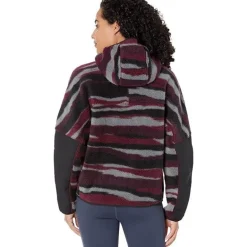HiCamp Fleece Full Zip Hoody Cocoa Red Lands