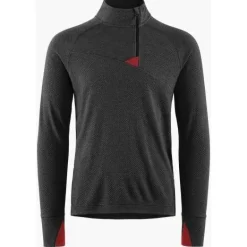 Huge Half Zip Sweater M'S Raven/Burnt Russet
