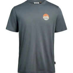 Järpen Printed T-Shirt M Dk Sky Blue
