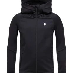 Jr Rider Essentials Zip Hood Black/Black