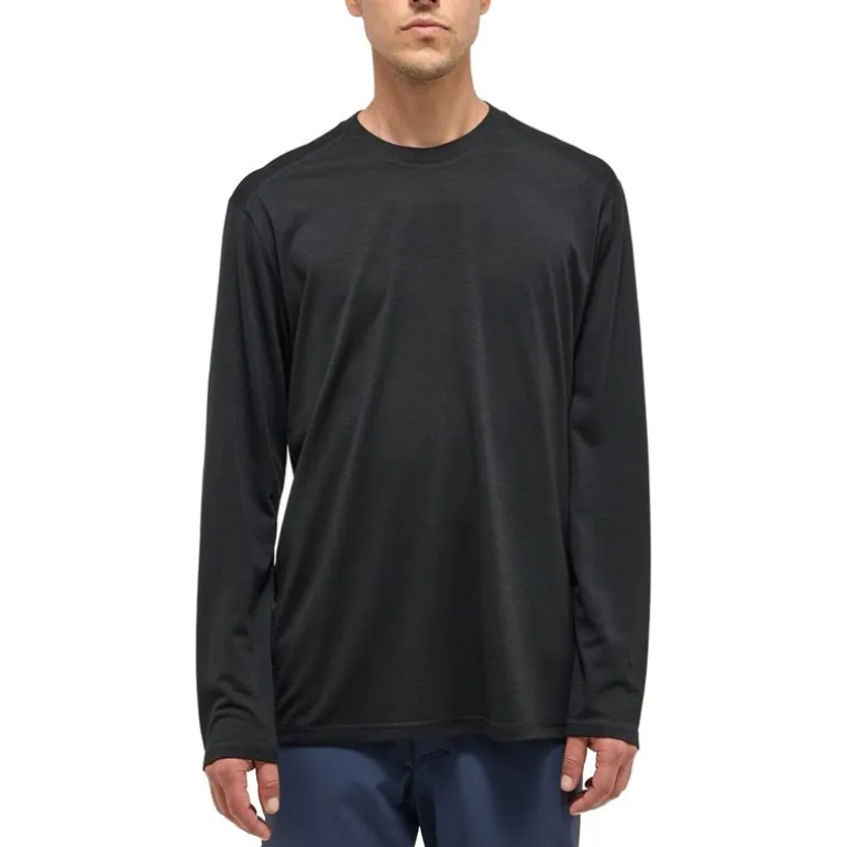 Kaise Wool LS Tee Men True Black