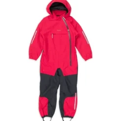 Lilletind Kids Coverall Alpine Rose/Dark Shadow Grey