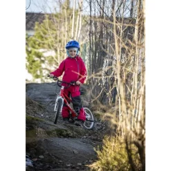 Lilletind Kids Coverall Alpine Rose/Dark Shadow Grey