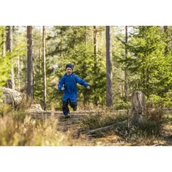 Lilletind Kids Coverall Olympic Blue/Dark Shadow Grey