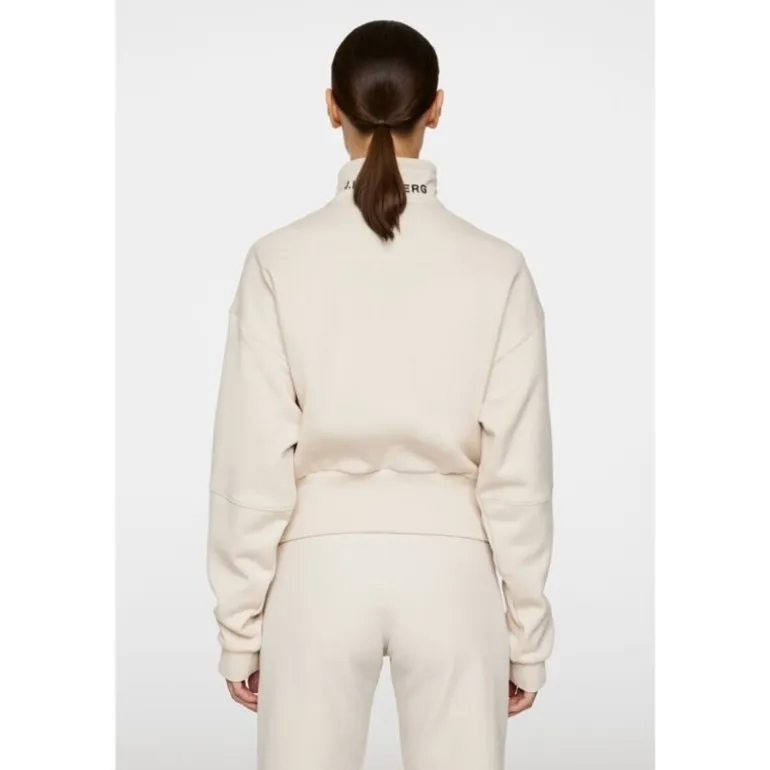 Lucia Zip Mock Neck Moonbeam
