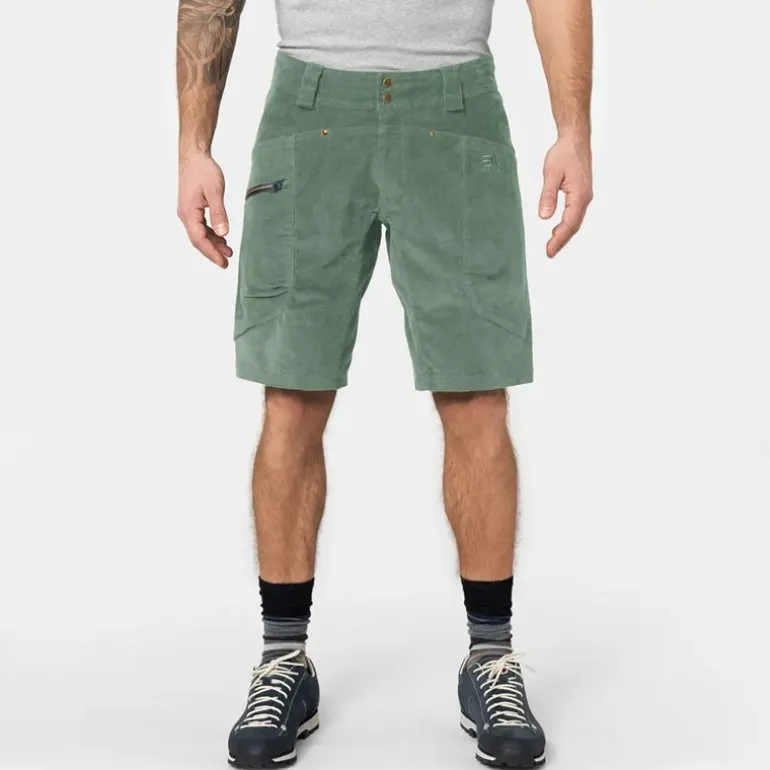 M Après Cord Shorts Sea Green