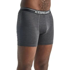 Men Merino 150 Anatomica Boxers Jet Hthr