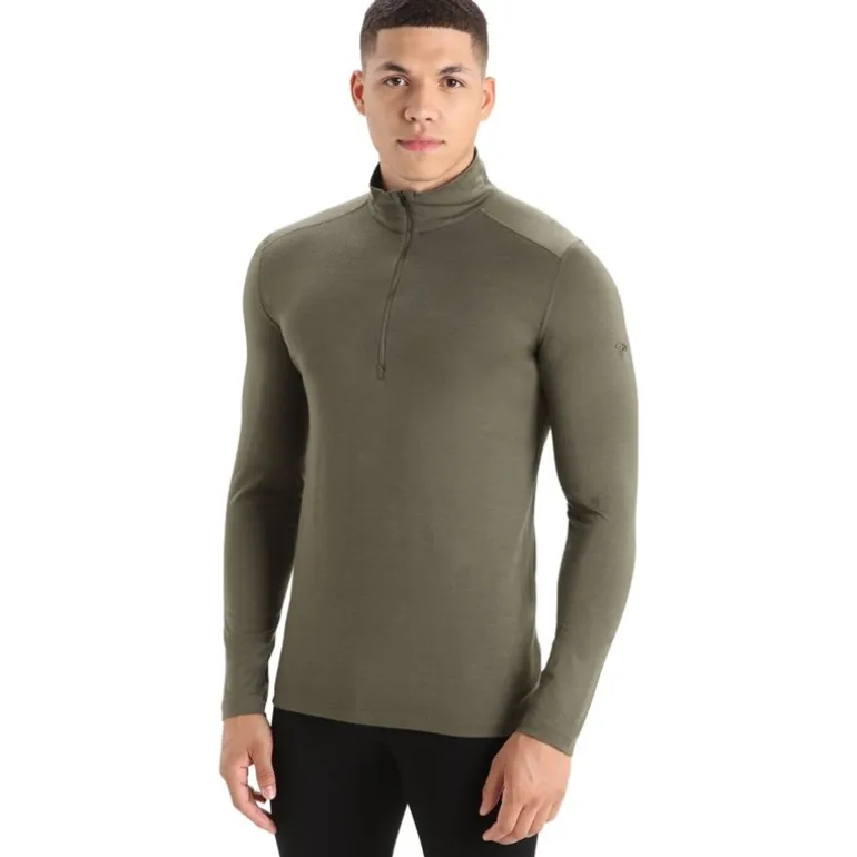 Men Merino 200 Oasis LS Half Zip Loden