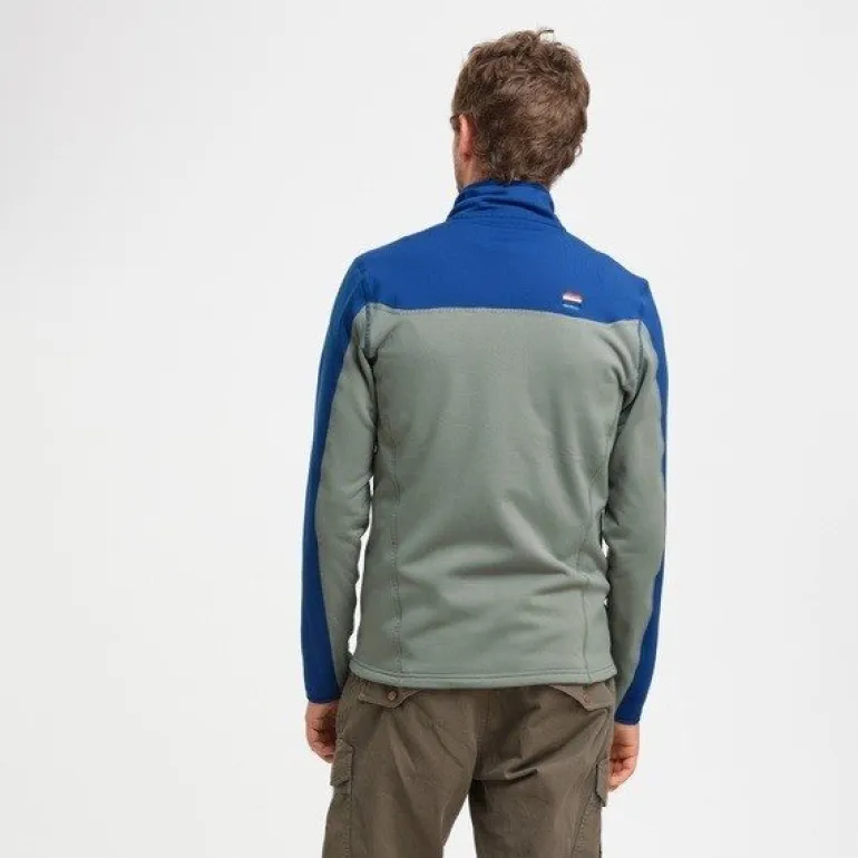 Men's Skiers Fleece Hood Gray Green