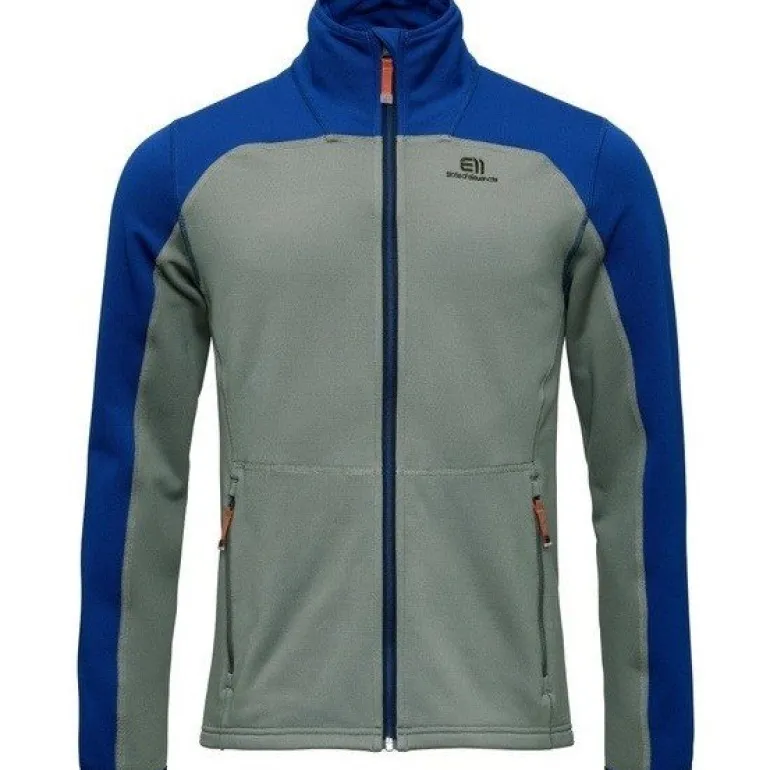 Men's Skiers Fleece Hood Gray Green